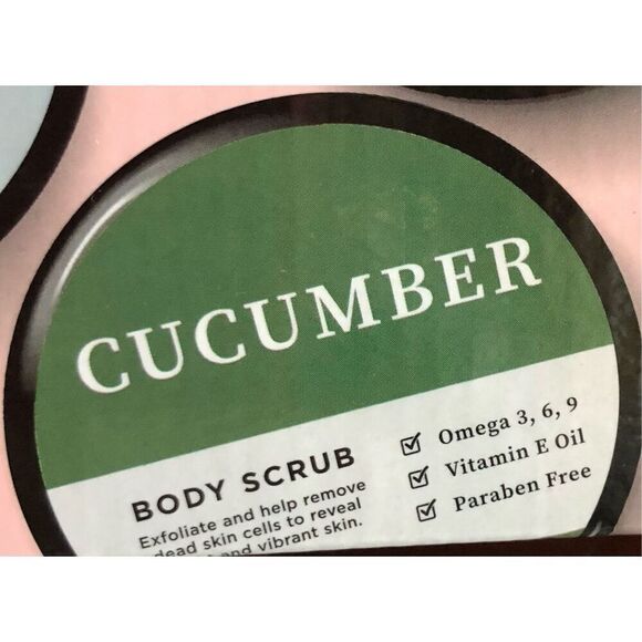 MY BEAUTY SPOT - NWT - Body Scrub Set. 6 Body Scrubs + Bonus Mani Set w/Case - Picture 9 of 13